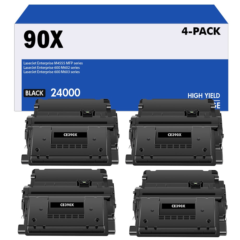 CE390X 90X Toner Cartridge Fit for HP LaserJet M4555f MFP M602n M603xh M603n LOT