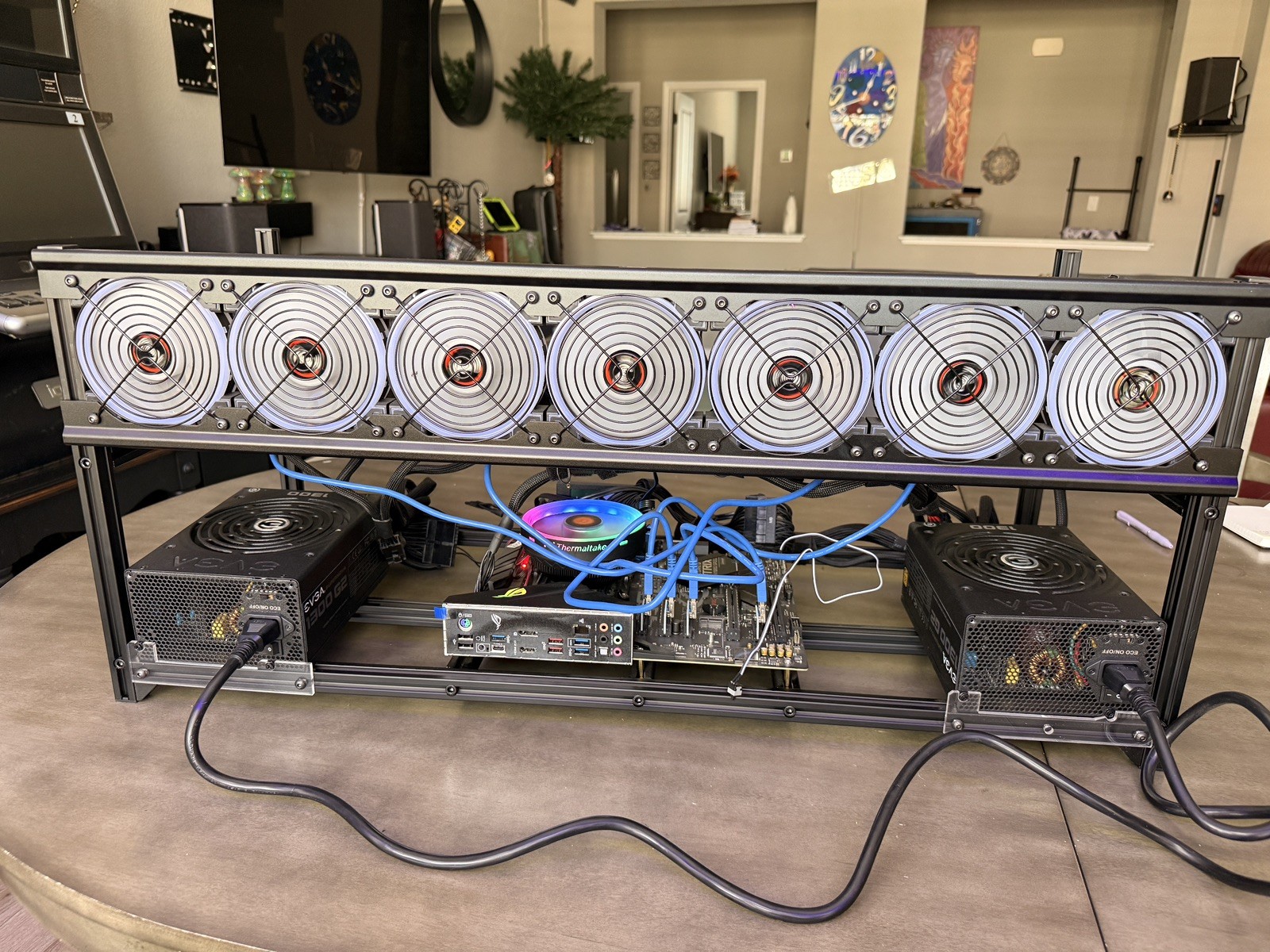 Complete GPU Rig w/ (4) ASUS TUF Gaming RTX 3060 Graphics Cards-used 4 Months
