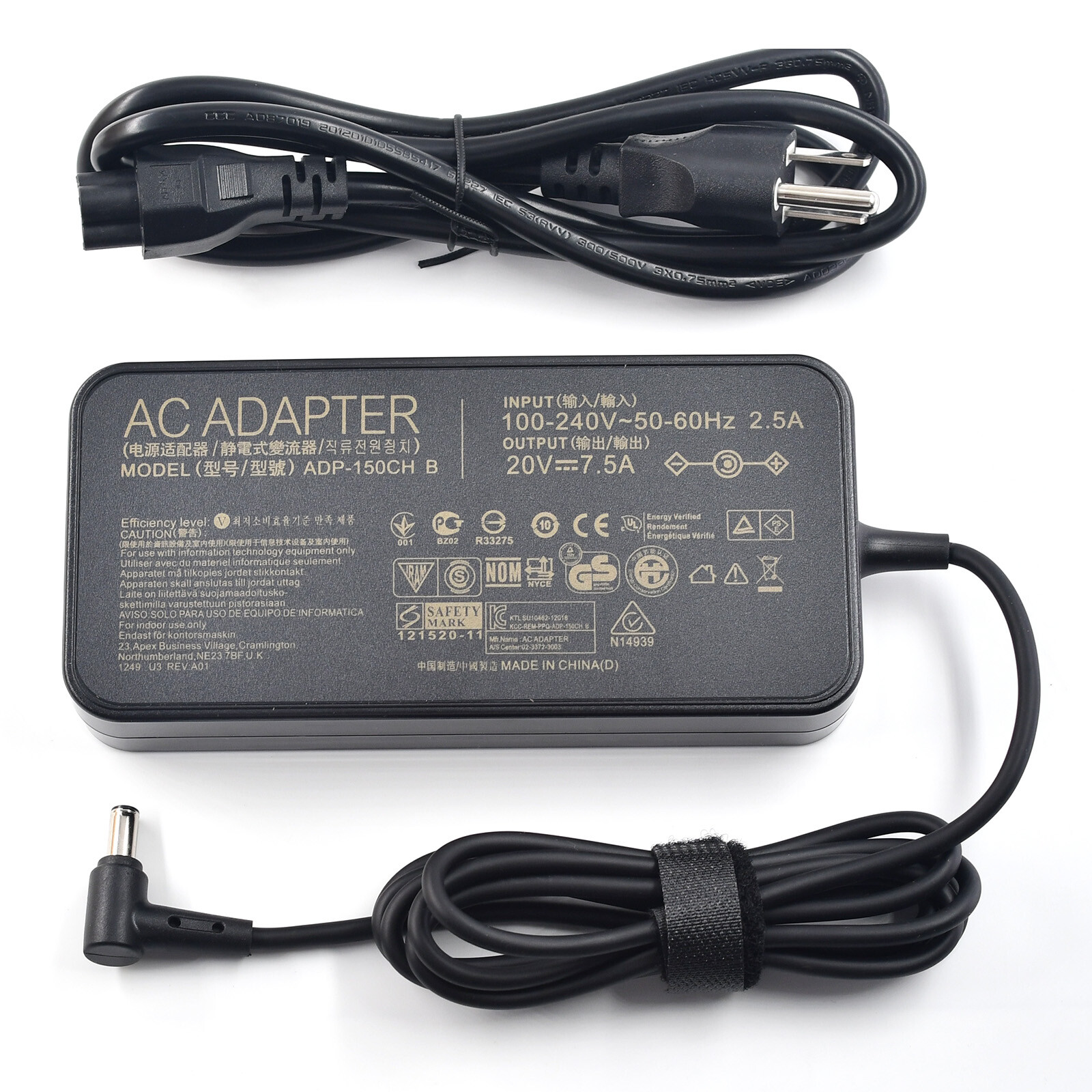 150W AC Charger for Asus TUF Gaming Laptop FX505DU FX505DT FX505GT 6.0*3.7mm