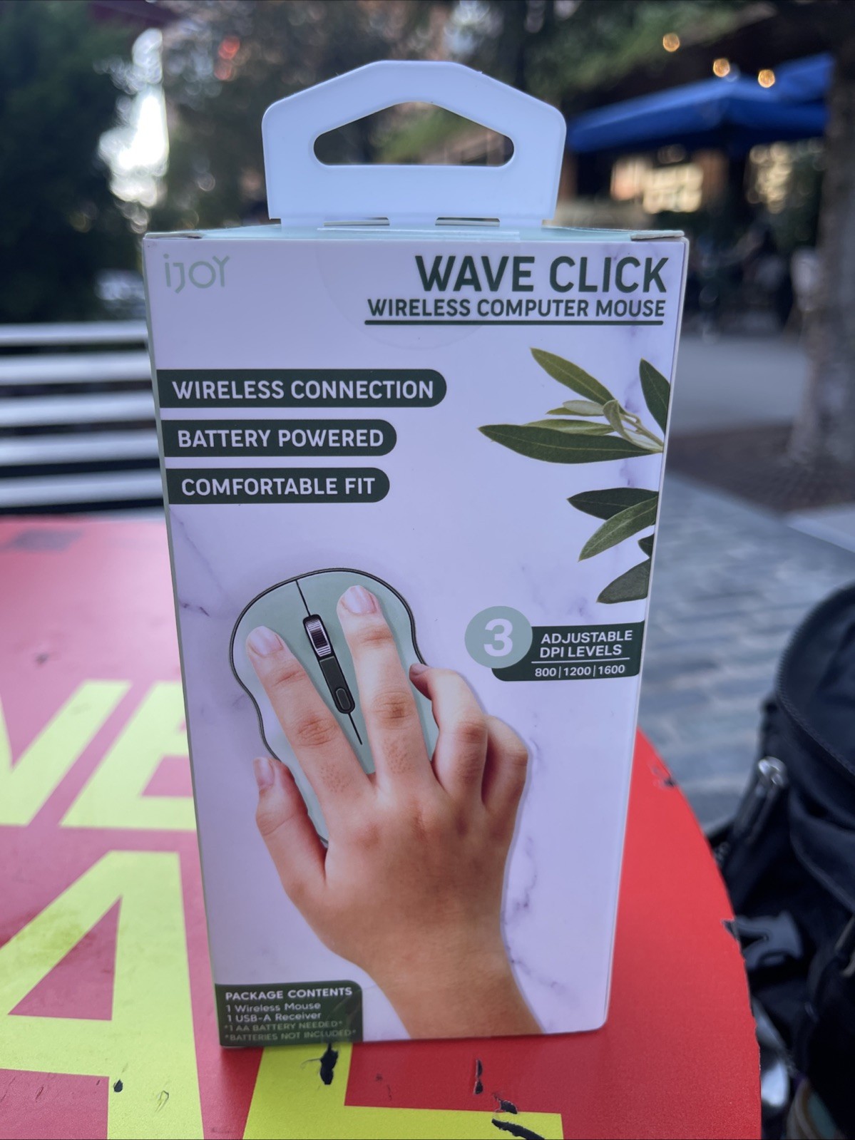 iJoy Wireless Wavy Computer Mouse - Green
