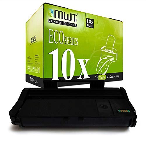 Eurotone 10x Black Laser Toner Cartridge MWT For Ricoh SP112