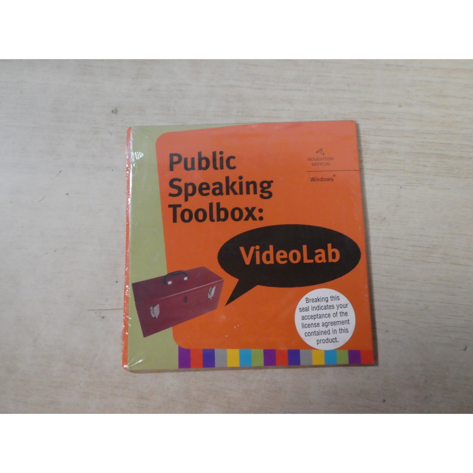 Houghton Mifflin Public Speaking Toolbox VideoLab Windows PC Software NEW SEALED
