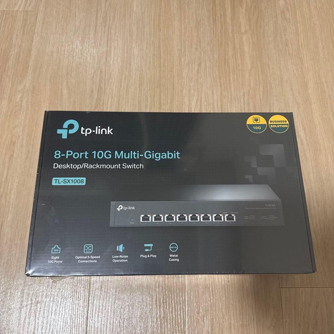 TP-Link TL-SX1008 8-Port 10G Multi-Gigabit Ethernet Switch Unopened
