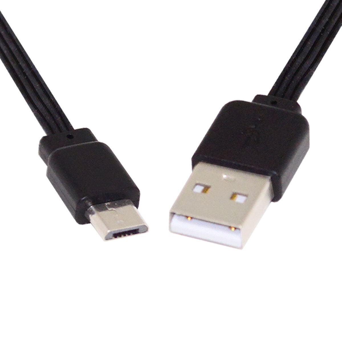 NFHK USB2.0 to Micro USB Slim FPC Cable Male Male Flat for FPV & Disk & Phone
