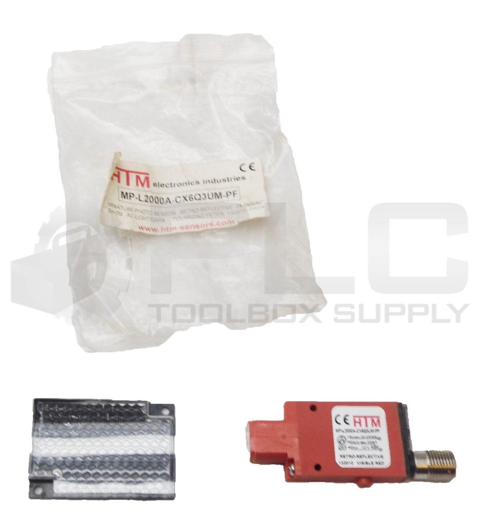 NEW HTM MP-L2000A-CX6Q3UM-PF MINI PHOTO SENSOR 24-240VAC