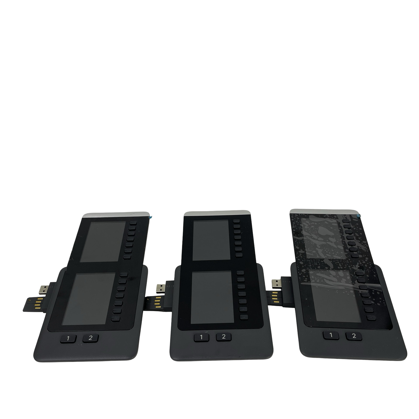LOT OF 3 Cisco cp-8800-a-kem IP Phone Black #L0236 (AR)