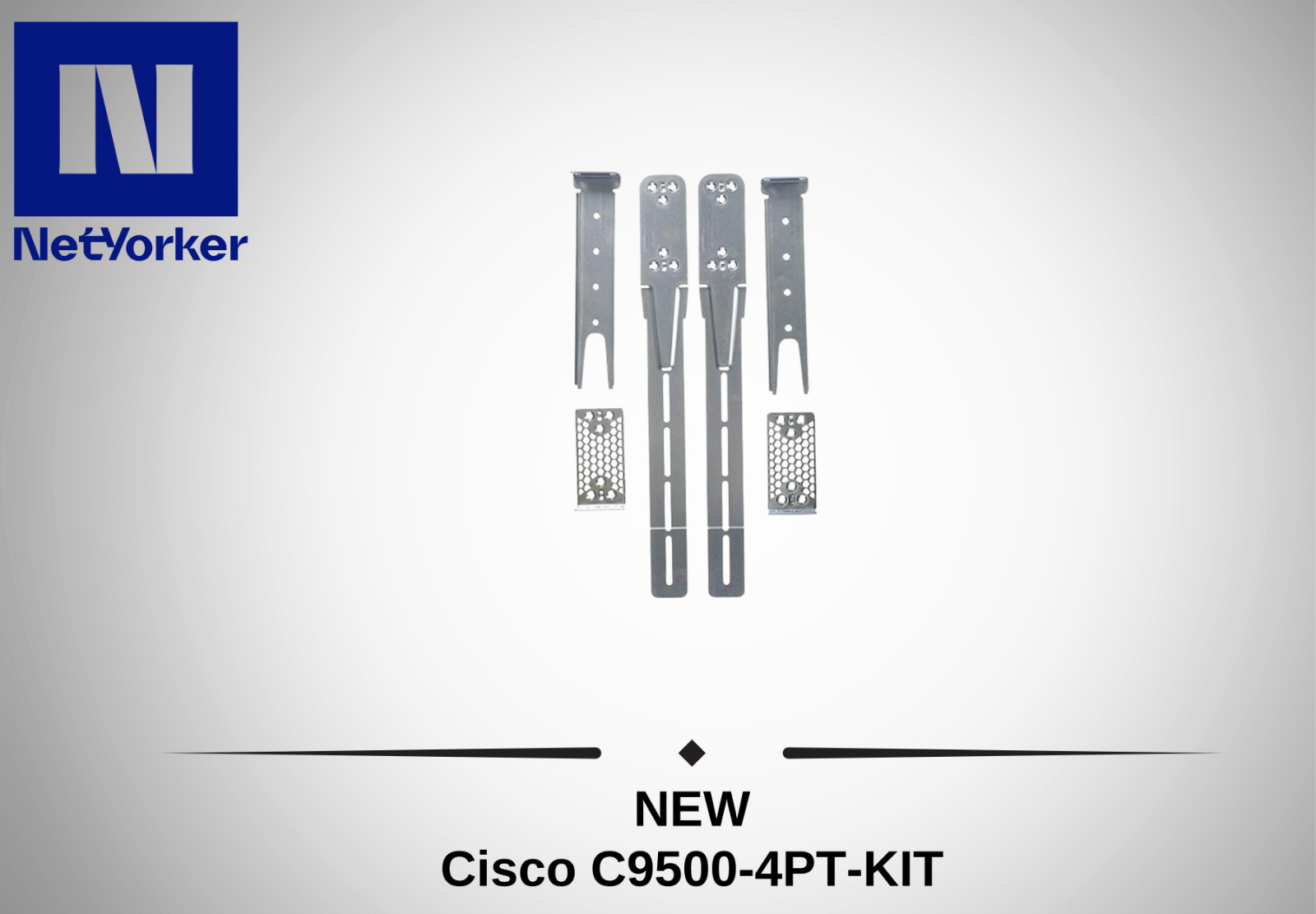 NEW Cisco C9500 C9500-4PT-KIT Four Point Rack Mounting Kit- Same Day Shipping
