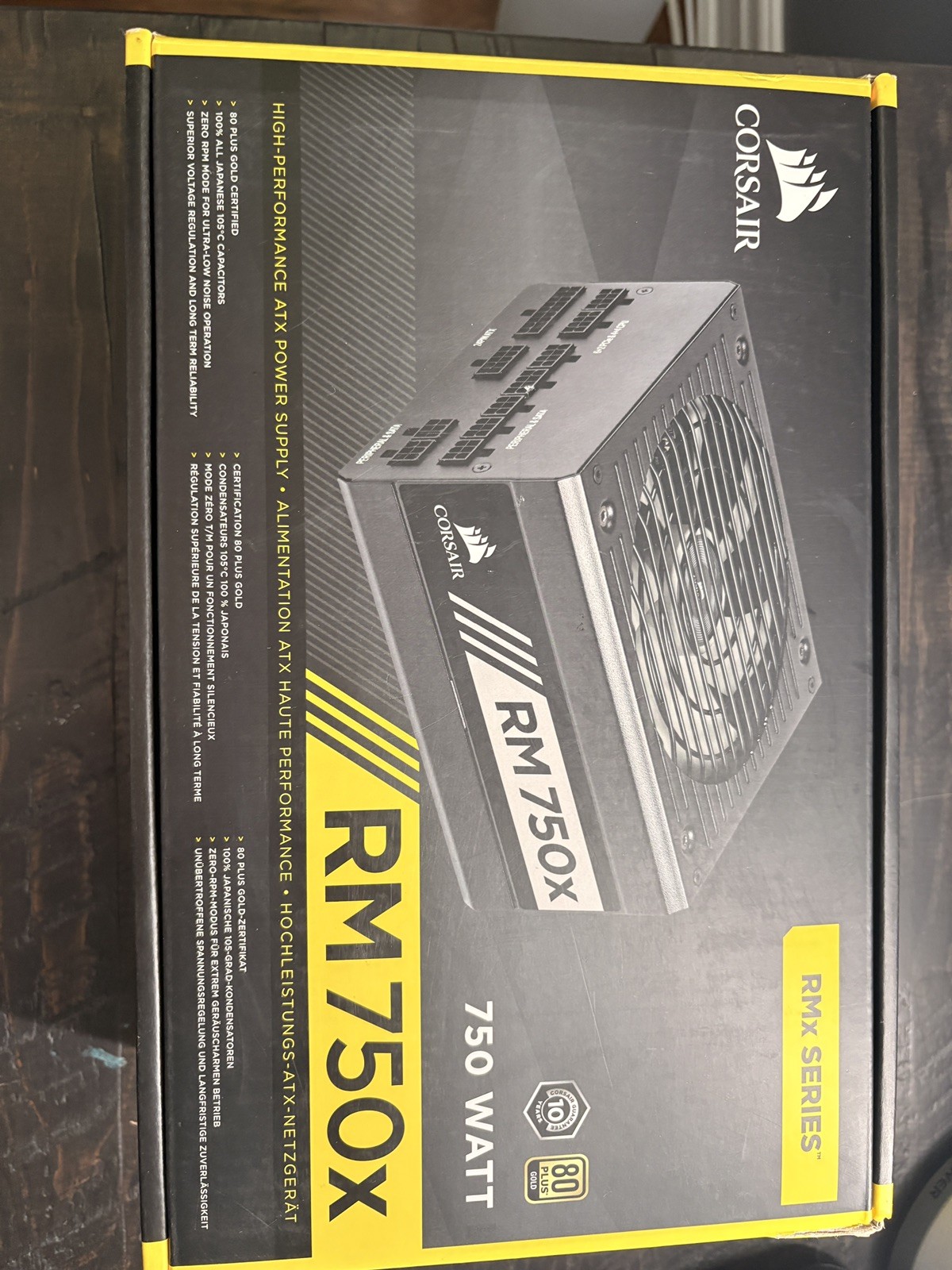 CORSAIR RM750x Shift Series ATX Fully Modular 80plus Gold Power Supply 750w