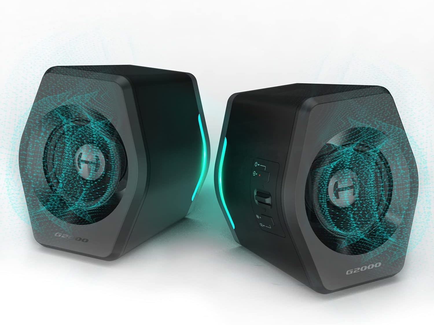 G2000 32W PC Gaming Computer Speakers Laptop Mac Desktop Computer Woofer