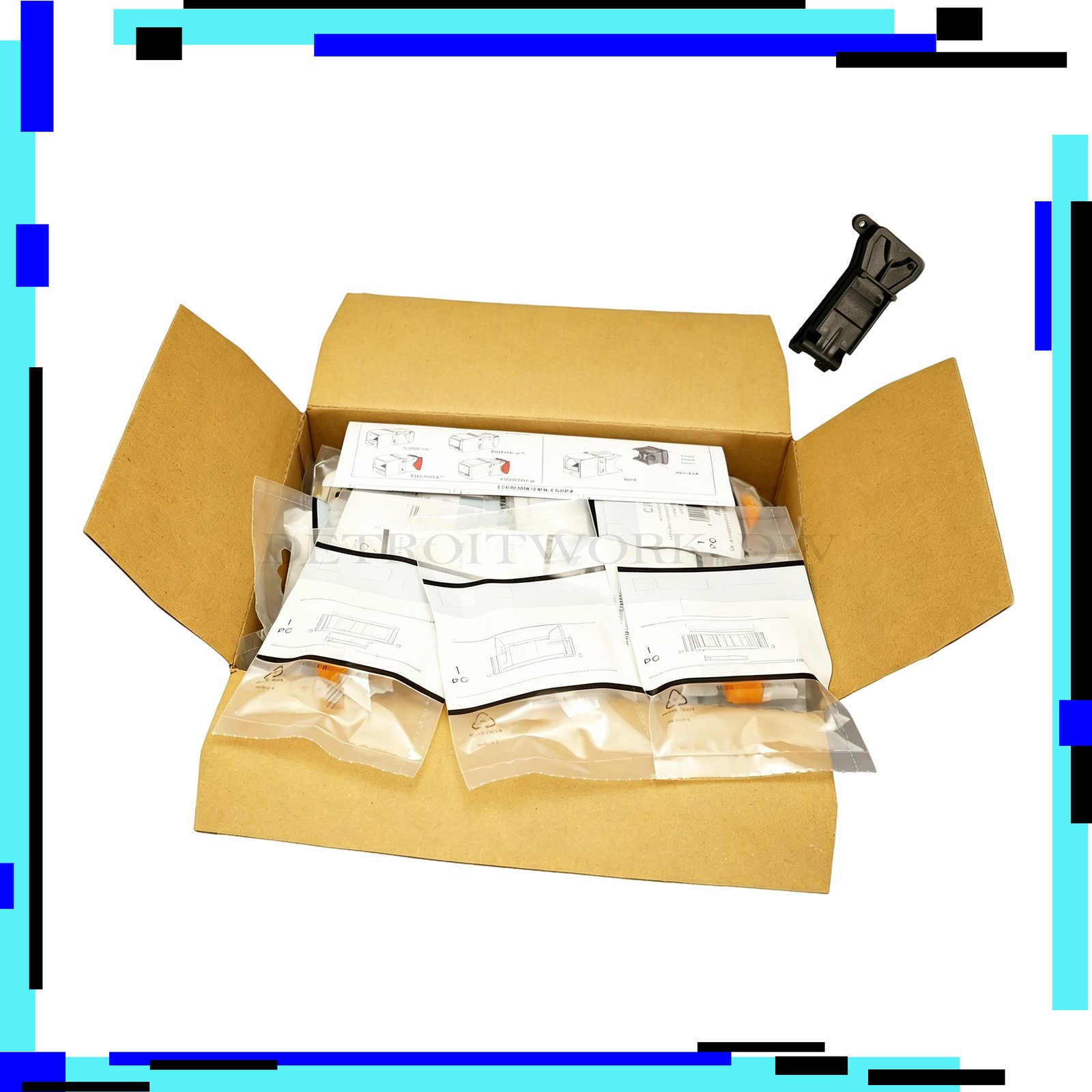 Fits Panduit CJ688TGOR 50x New In Box NetKey Cat6 Jack Module Orange