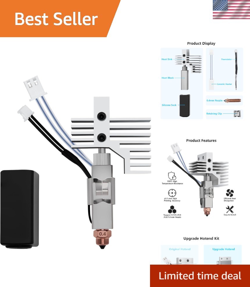 High-Performance Hotend Kit for Elegoo Centauri – Easy Installation & Versatile