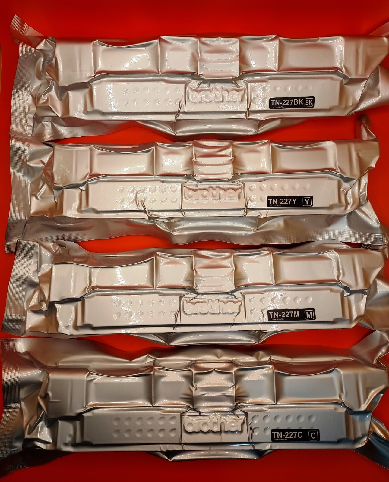 BROTHER TN227   BK  NEW TN227C TN227Y TN227M SET (4-PACK) High Yield