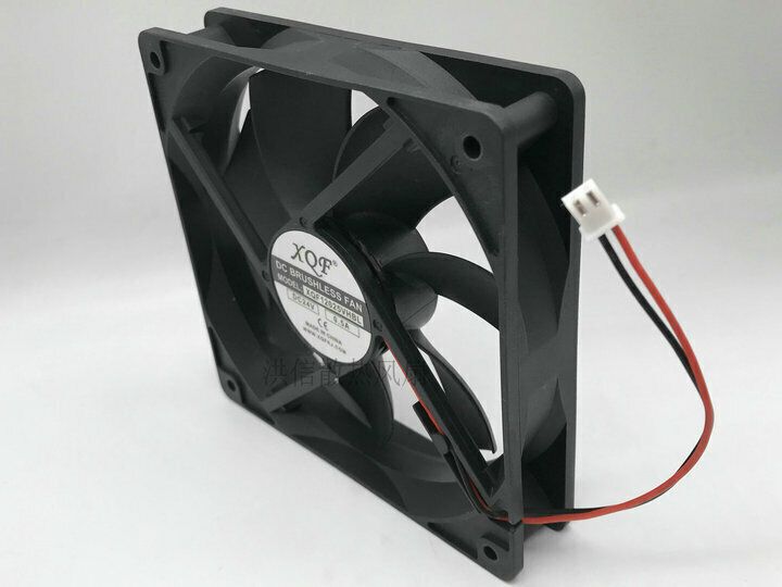 XQF Fan XQF12025VHBL DC 24V 0.5A 12025 12CM 2 Pin