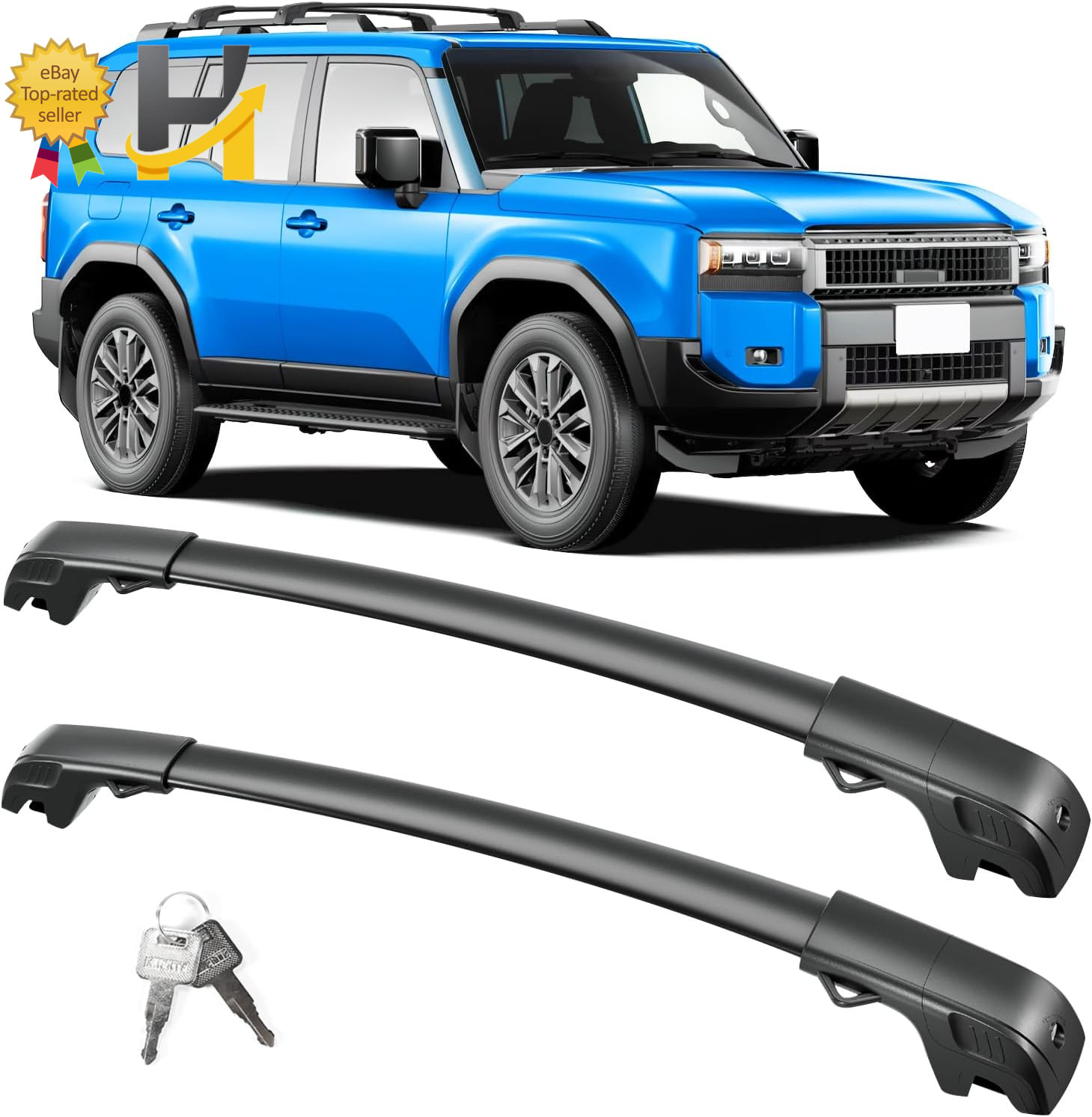 Roof Rack Cross Bars for 2024-26 Toyota Land Cruiser 250 24-26 Lexus GX550