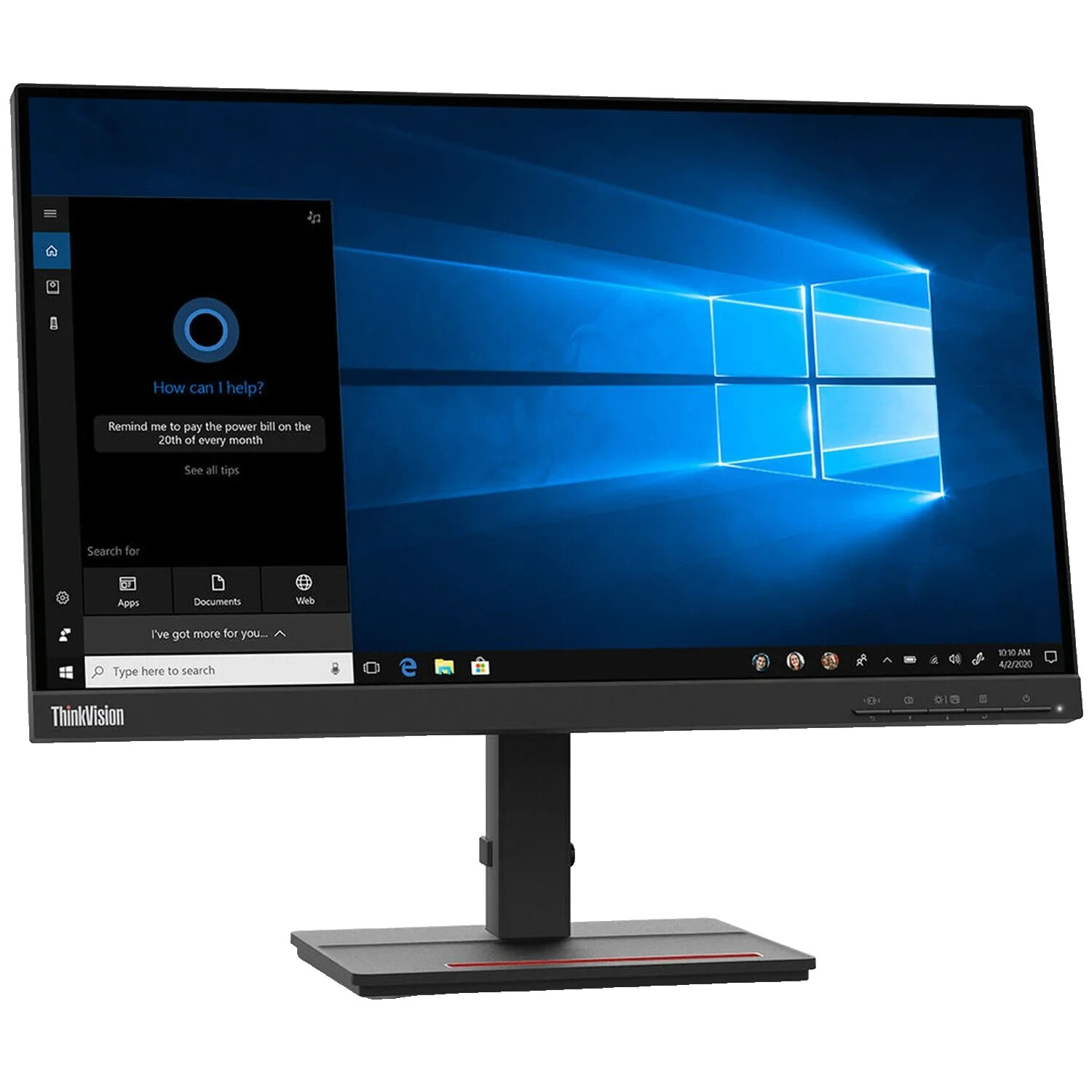 New Lenovo ThinkVision S22e-20 21.5" FHD LED Monitor 62C6KAT1US