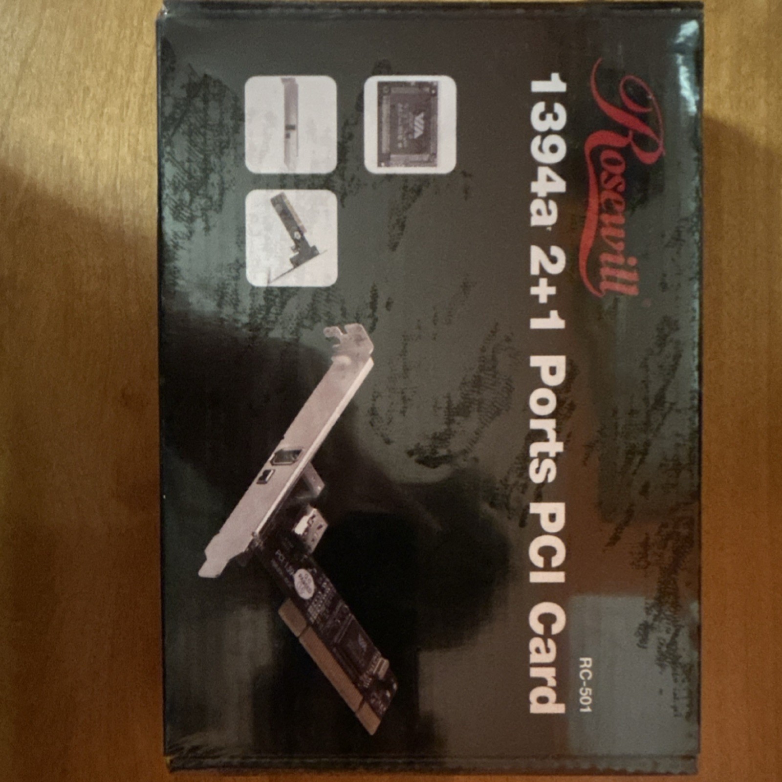 Rosewill RC-501 FireWire 400 IEEE 1394a PCI Card 2+1 Ports RC-501