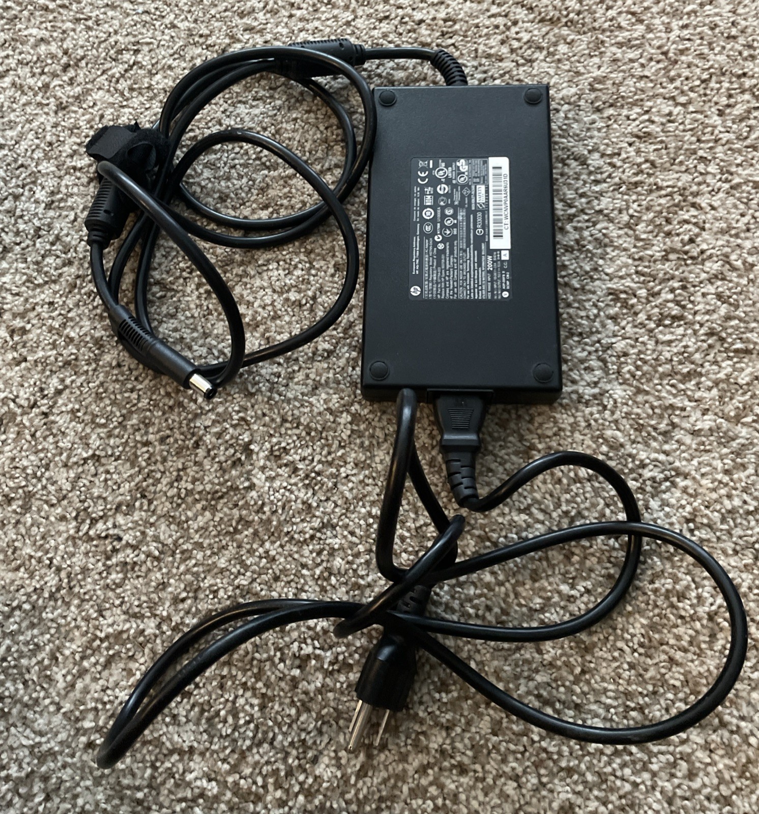 OEM Genuine HP 200W AC DC Adapter 609945-001 645154-001 19.5V 10.3A Charger 