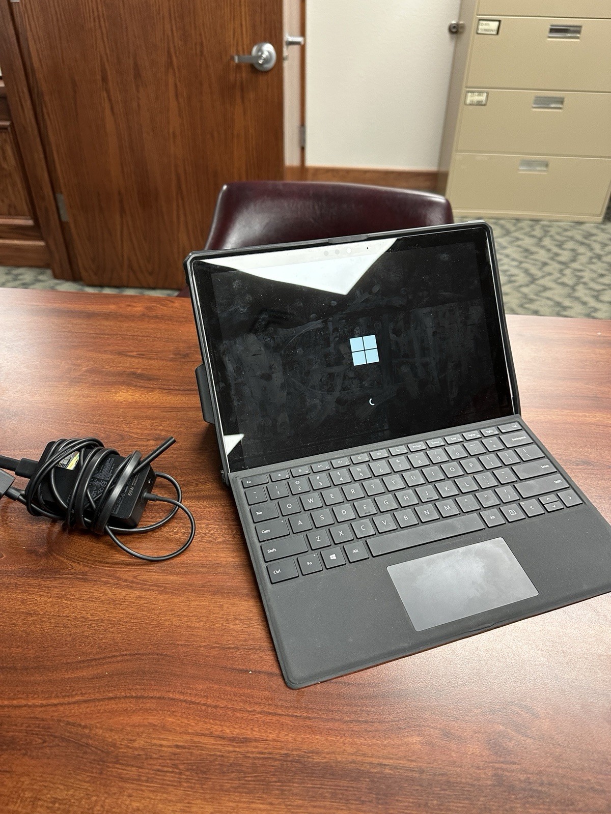 Windows Surface Pro 5th Gen Model 1796 128GB, Charging Cord, Type Cover Keyboard