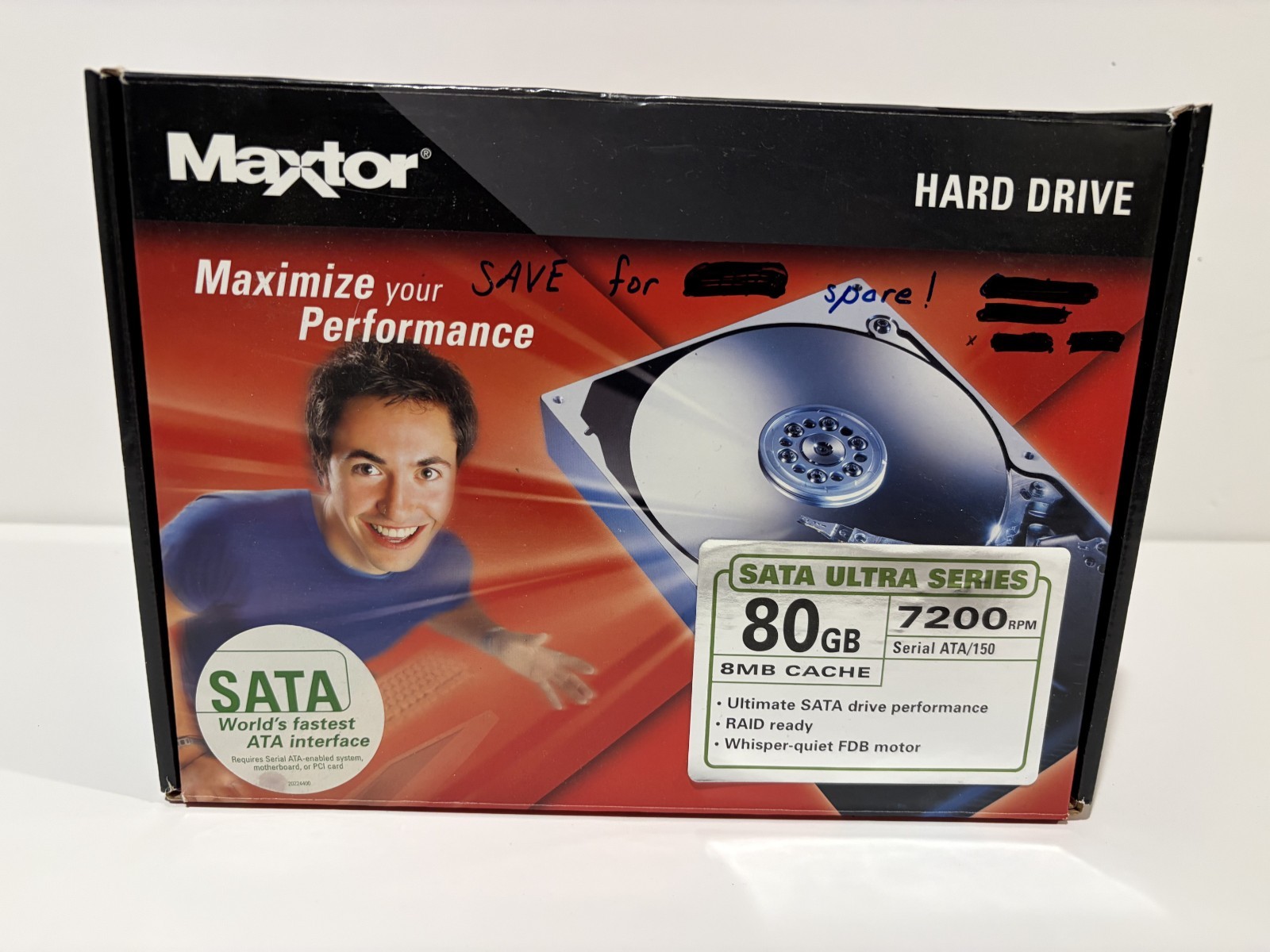 Maxtor SATA Ultra Series 80GB Internal 7200RPM Hard drive - New in open box