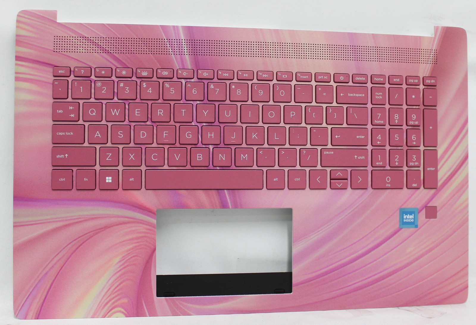 P04185-001 HP PALMREST TOP COVER SKP FPR W/KB BL US 17-CN3109DS "GRADE A"