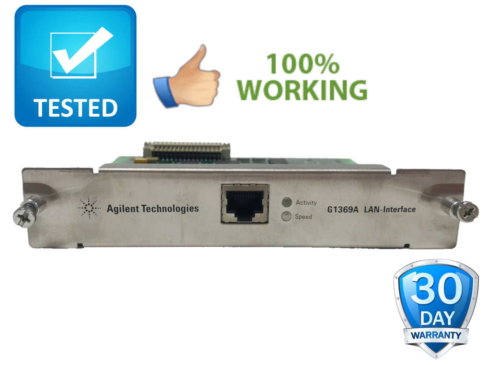 Agilent HP G1369A LAN Card 6850 6890 GC 1100 1200 LC 8453 UV/Vis 