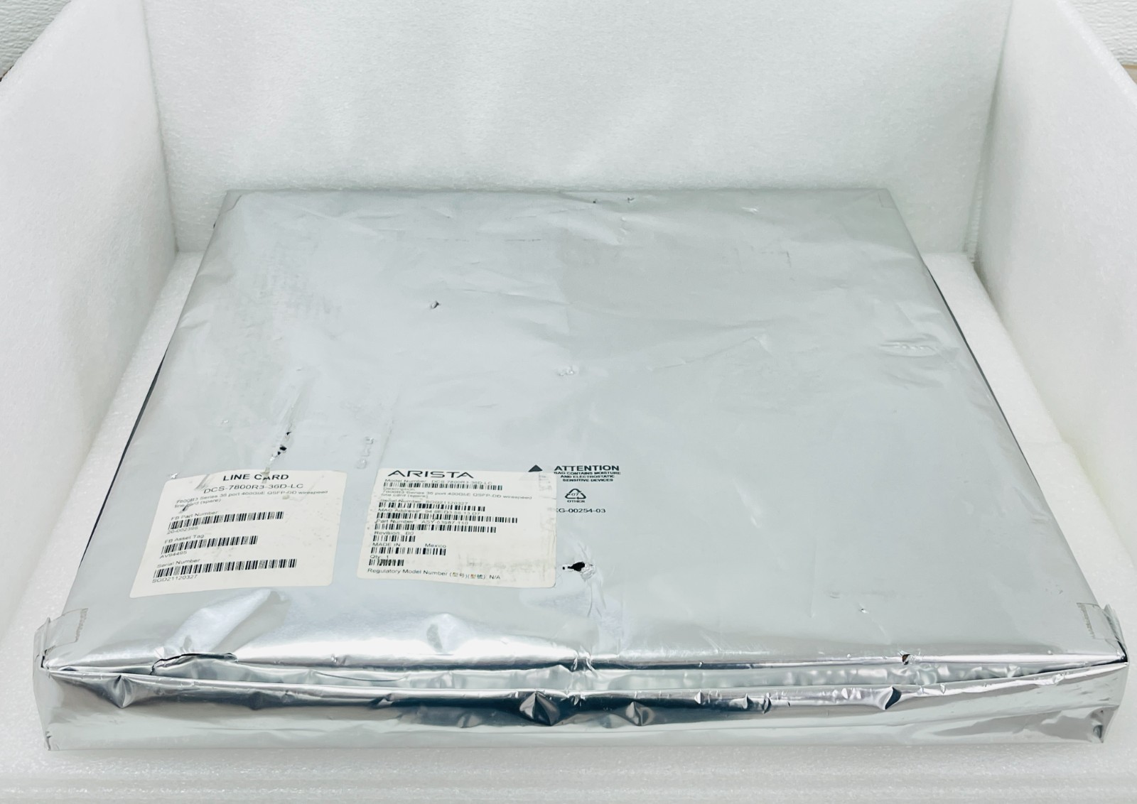 Arista DCS-7800R3A-36D-LC 36x400GbE QSFP-DD Wirespeed Line Card W/ 