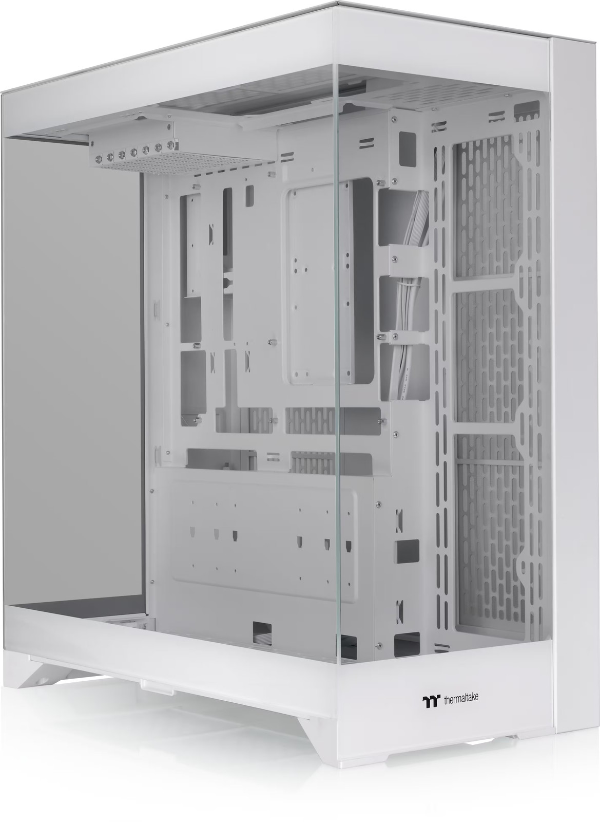 Thermaltake - CTE E550 TG Mid Tower ATX PC Case - Snow