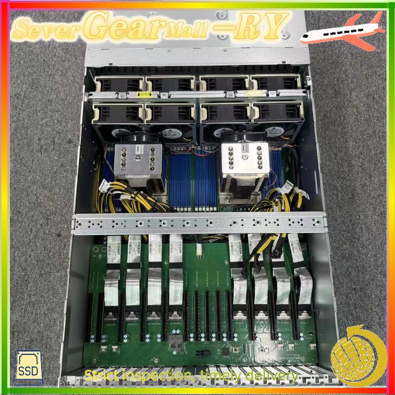 Supermicro AS-4124GS-TNR+2x AMD 7413 CPUs, 2X64g