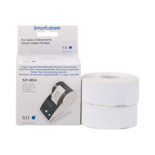 Label Roll Seiko SLP-2RLH Label Roll - White - Address Label - Paper Material -