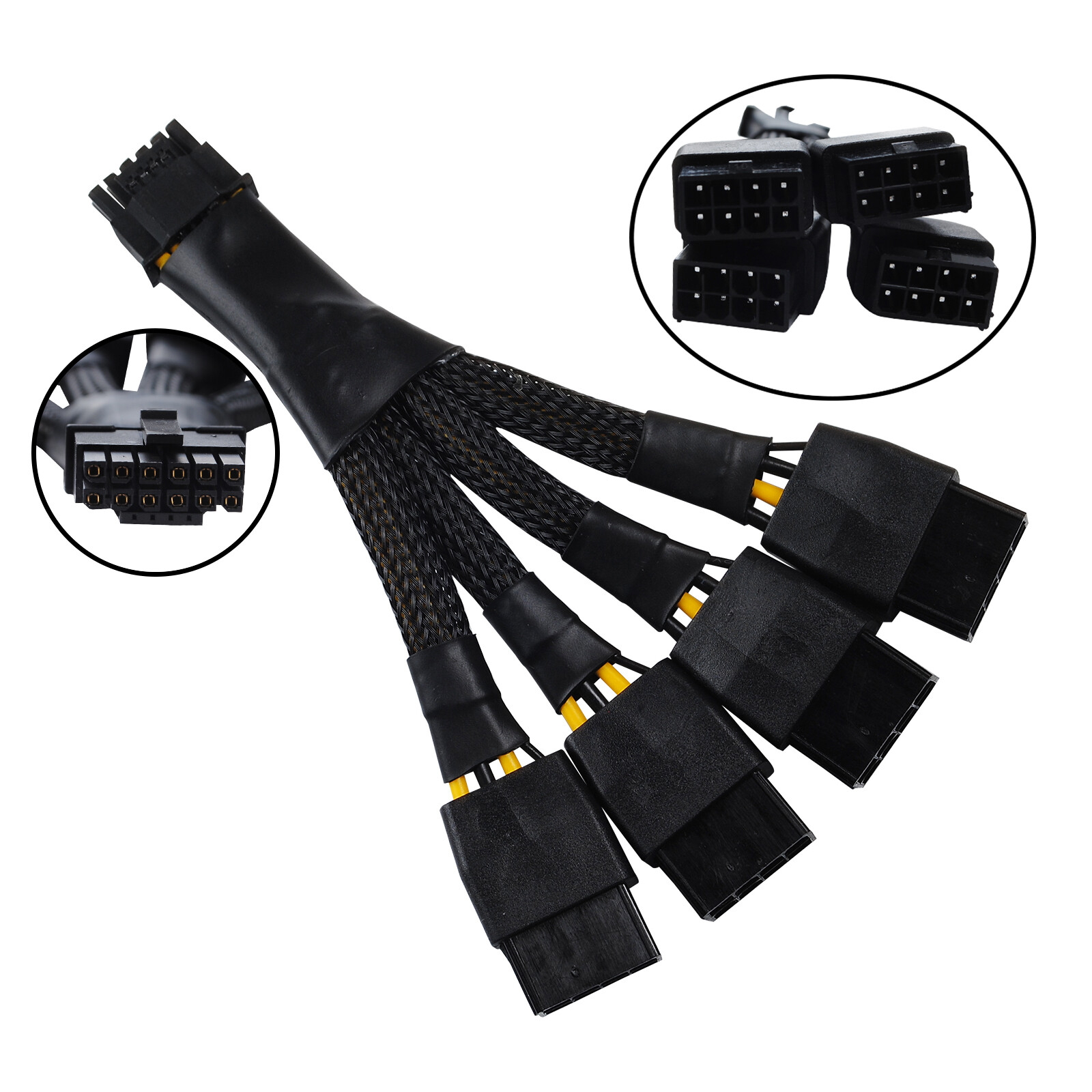 4X8 Pin PCI-E to Mini 16 Pin Cable 12VHPWR Connecto For GPU RTX4090 RTX4080 
