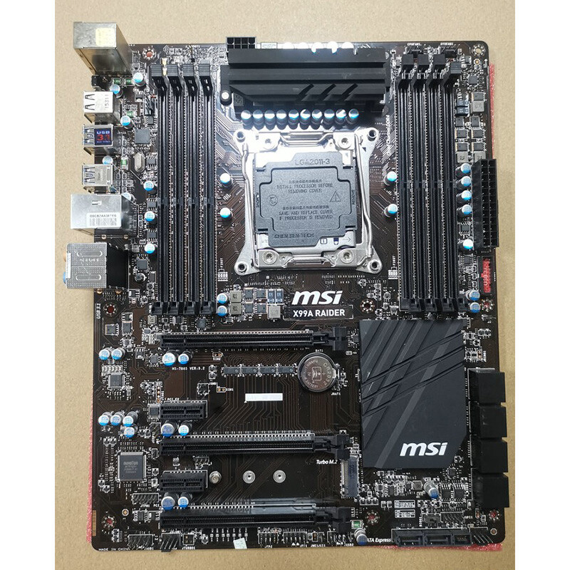 For MSI X99A RAIDER Motherboard LGA2011 DDR4 Support E5 V3 V4