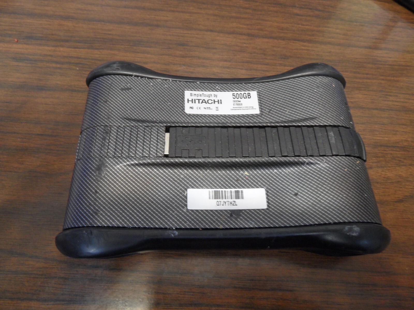 500 GB Simple Tough Hitachi External Hard Drive Fully Tested Warranty 0S00344