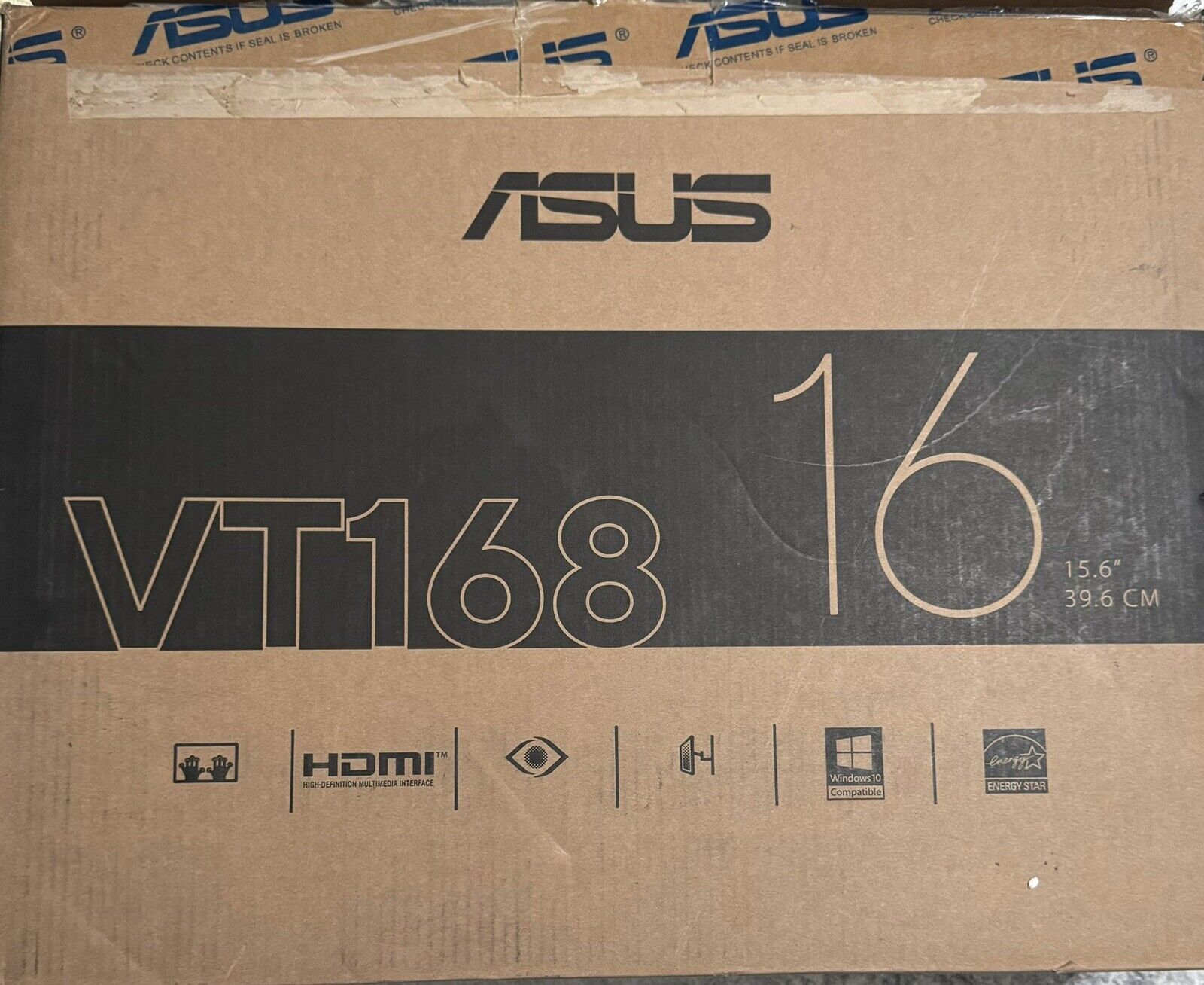 ASUS VT168HR 15.6 inch Full HD Widescreen LCD Monitor - Black