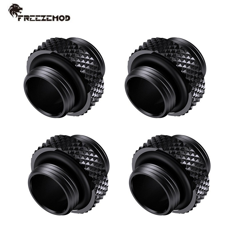 4 Pcs of FreezeMod 5mm G1/4" Thread Male to Male Mini Adapter Extender Fitting