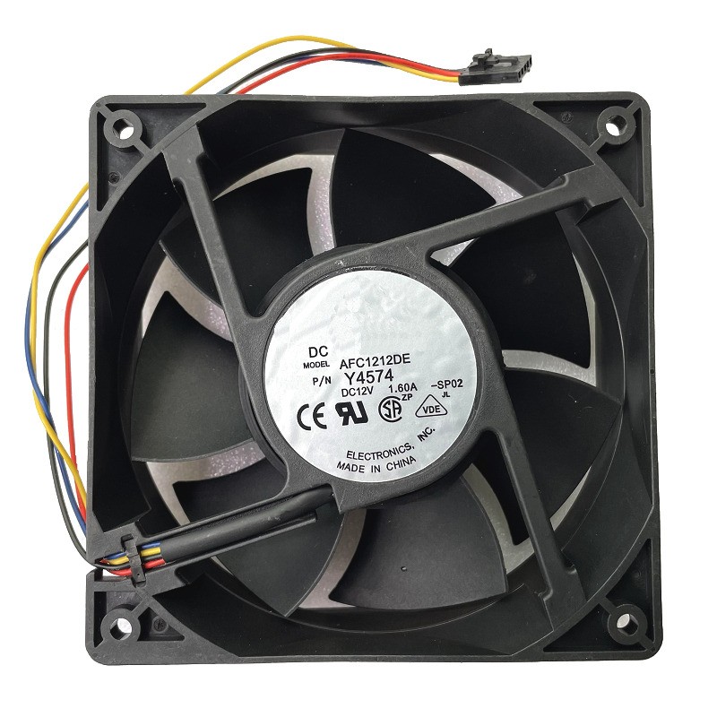 Cooling fan AFC1212DE for Delta 12V 1.6A 120*120*38cm 154.5CFM 4Pin PWM