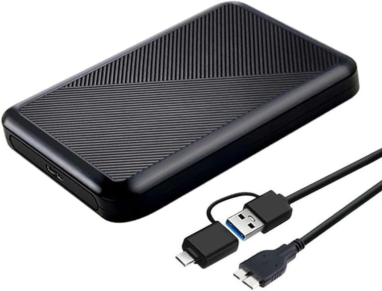 Ultra Slim Portable External Hard Drive USB 3.0 HDD for PC, Mac, Laptop, PS4, Xb