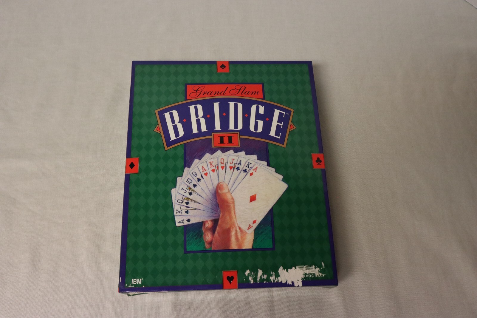 Electronic Arts Grand Slam Bridge 2 IBM 3.5" 1992 Floppy Disk Pc Game Retro Vint