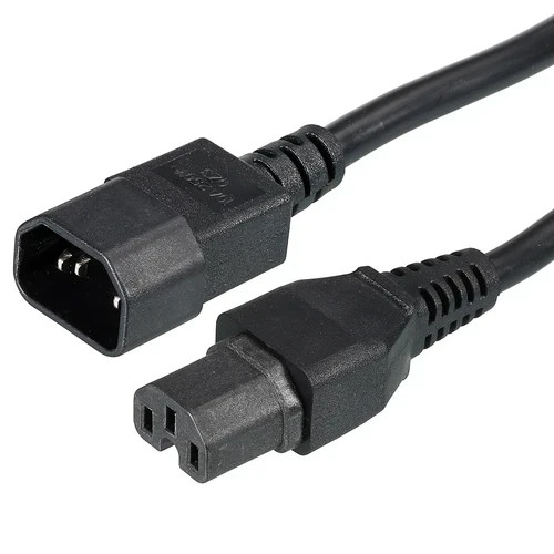 C14 to C15 Cables 4ft LOT OF (12) PDU 16AWG Black 250V Power Extension Cord NEMA