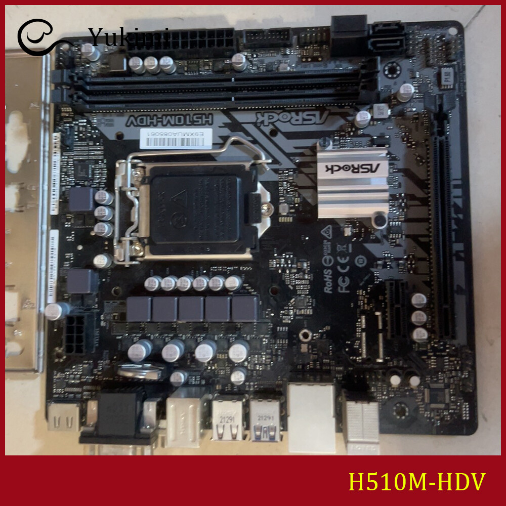 FOR ASROCK H510M-HDV DDR4*2 64GB LGA 1200 D-Sub DVI-D HDMI Micro ATX Motherboard
