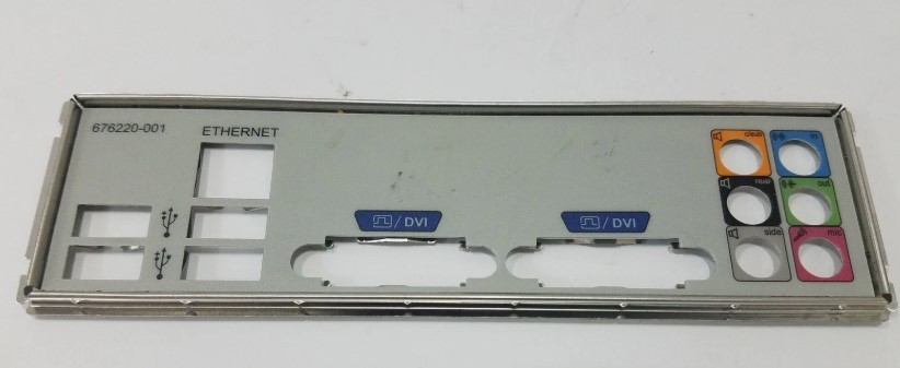 I/O Shield For HP 696233-001 Pavilion P6 H-JOSHUA-H61-uATX 676220-001 Backplate