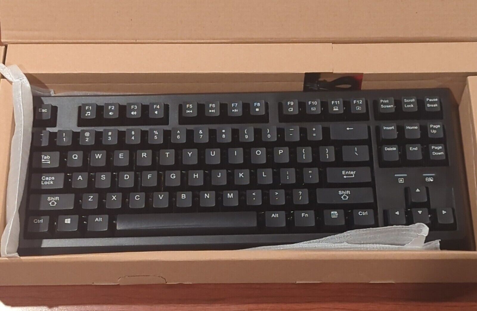 Velocifire TKL01WS Wireless Mechanical 87-Key Gaming Keyboard New - open box 