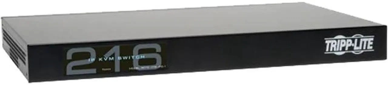 Tripp Lite 16-Port Cat5 1U Rack-Mount KVM Switch with IPRemote Access B072-016-I