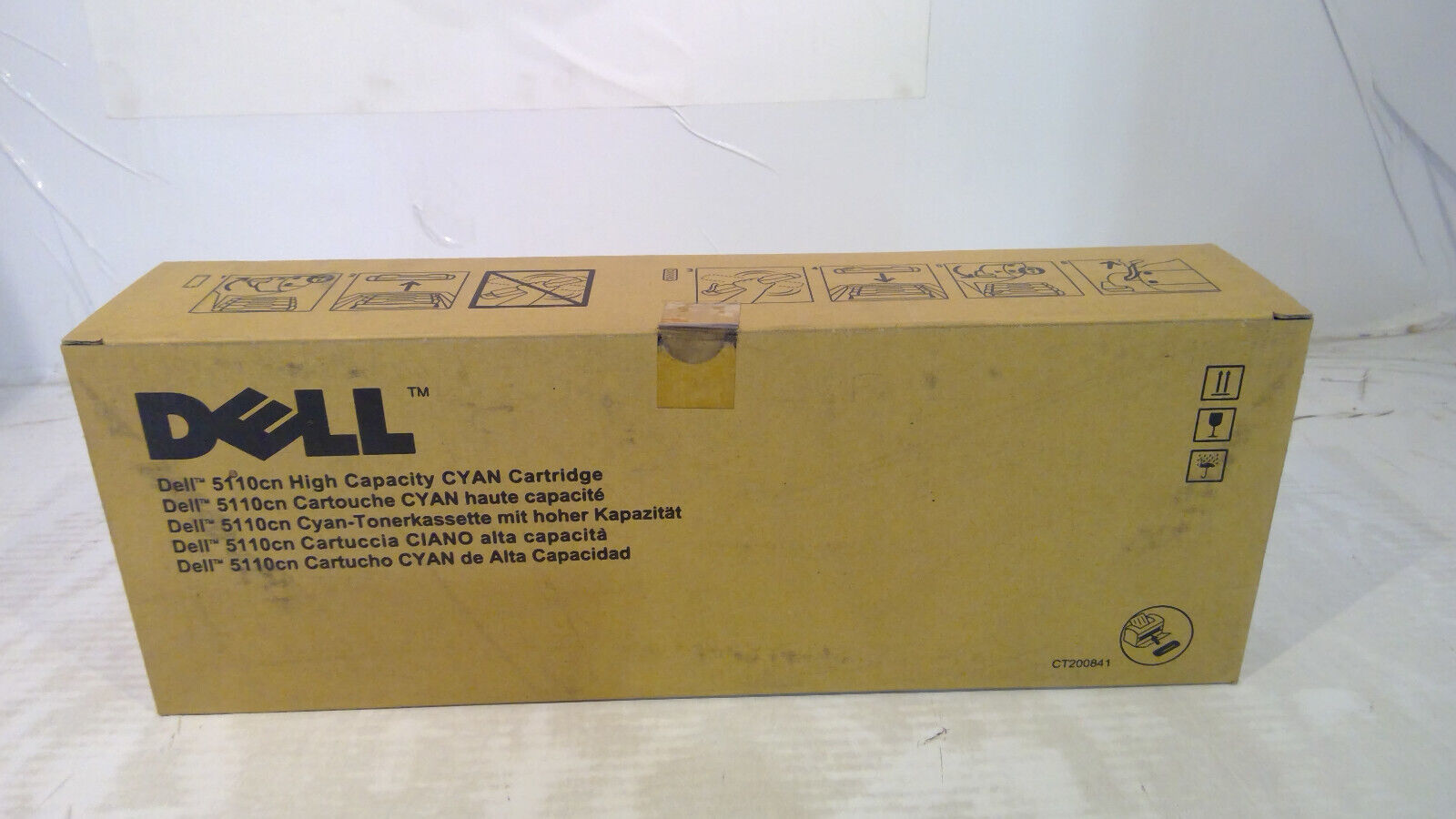 Genuine Dell 5110CN High Capacity Cyan Toner Cartridge GD900, CT200841