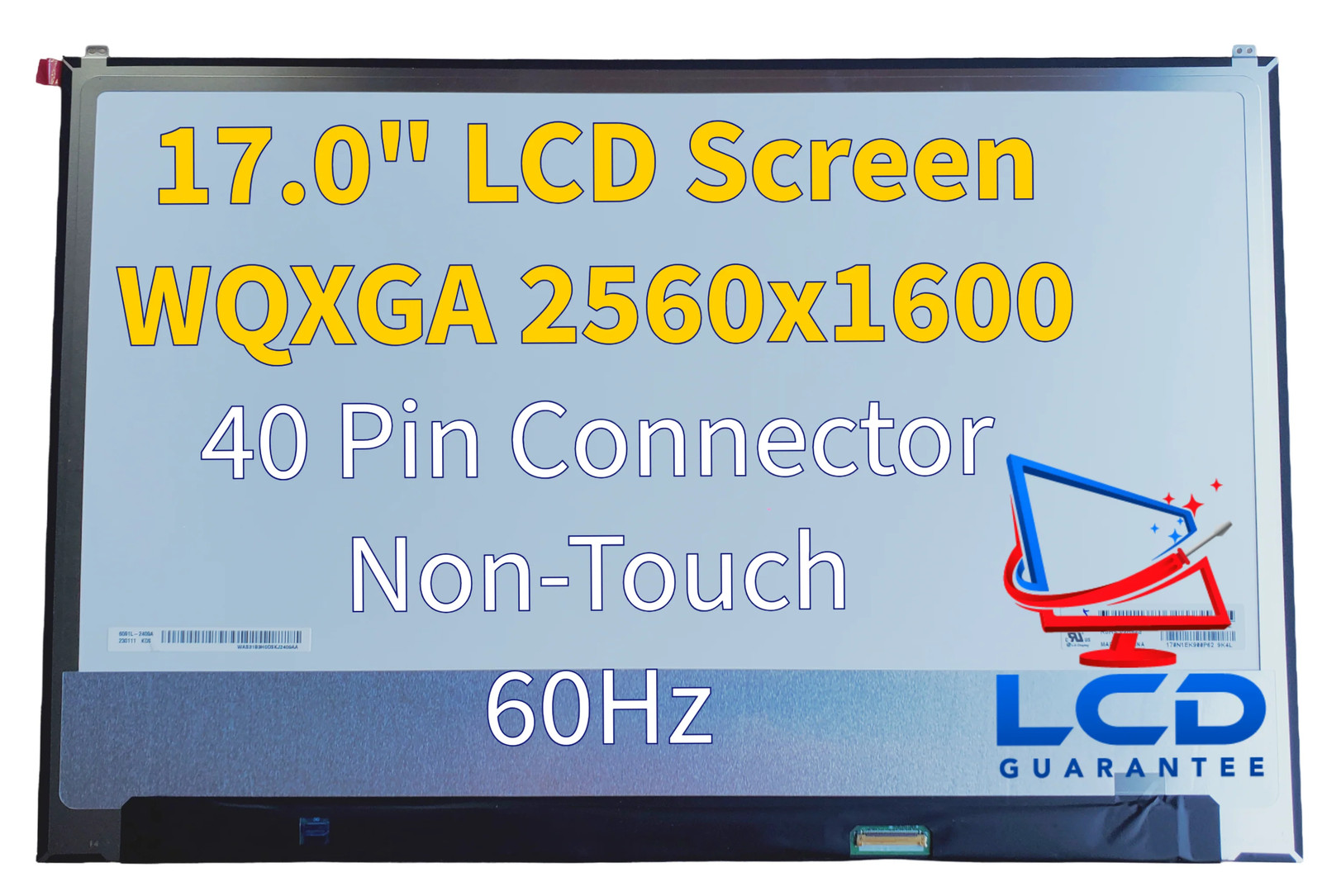 LG Gram 17Z90S-G.AAB5U1 17" Non-Touch IPS WQXGA Replacement LCD Screen Panel