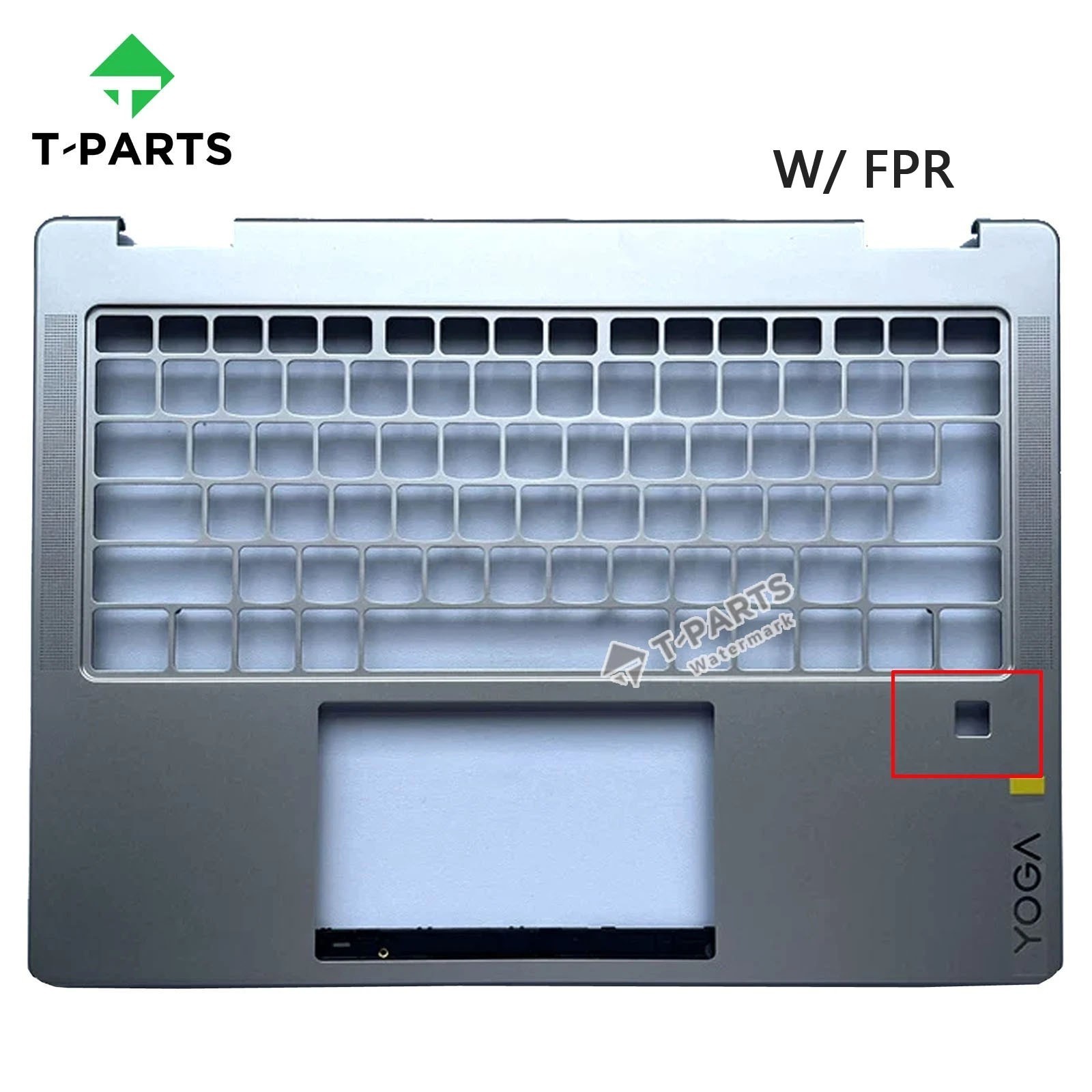 5CB1R83531 For Lenovo Yoga 7 2-in-1 14AKP10 Palmrest Upper Case W/ FPR Seashell