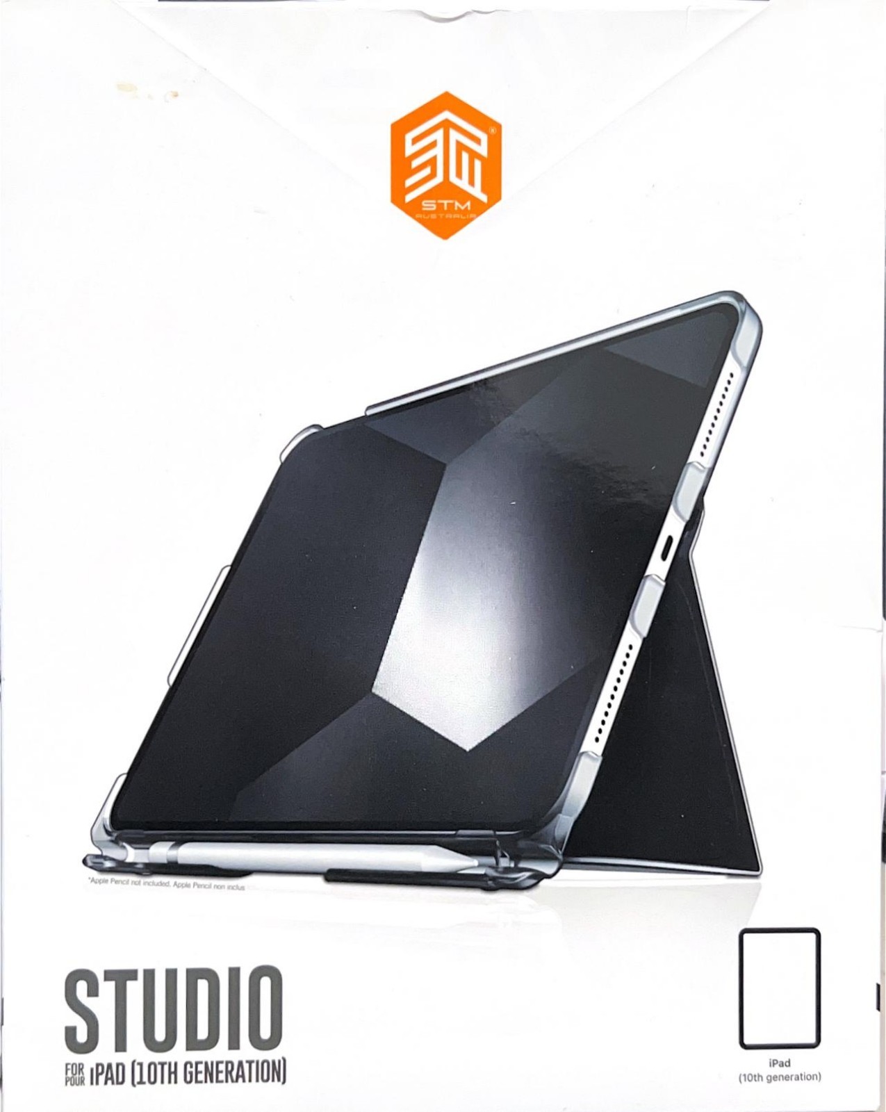 STM Studio 10th Gen iPad Case - Black