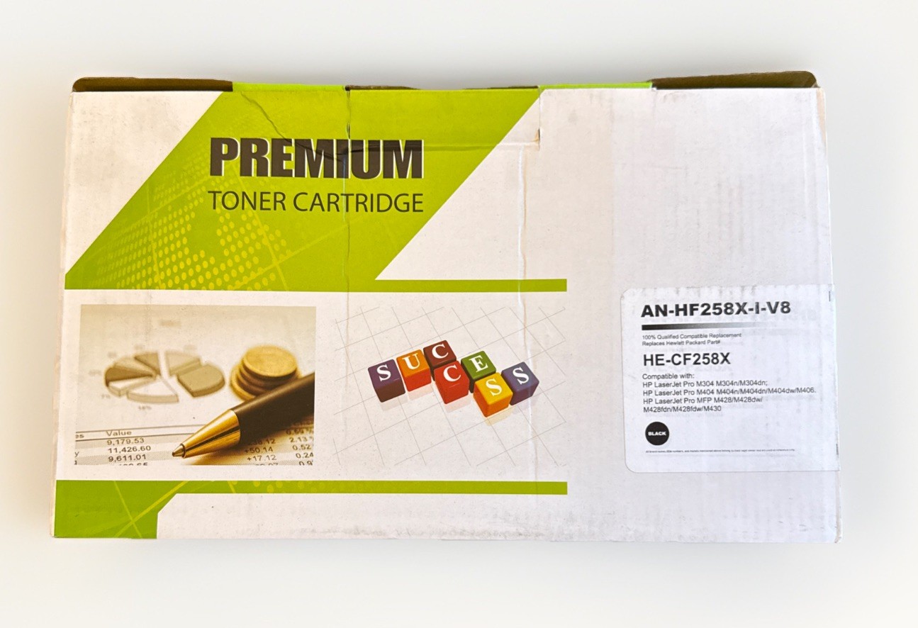 Compatible HP LaserJet 58X (CF258X) Toner Cartridge