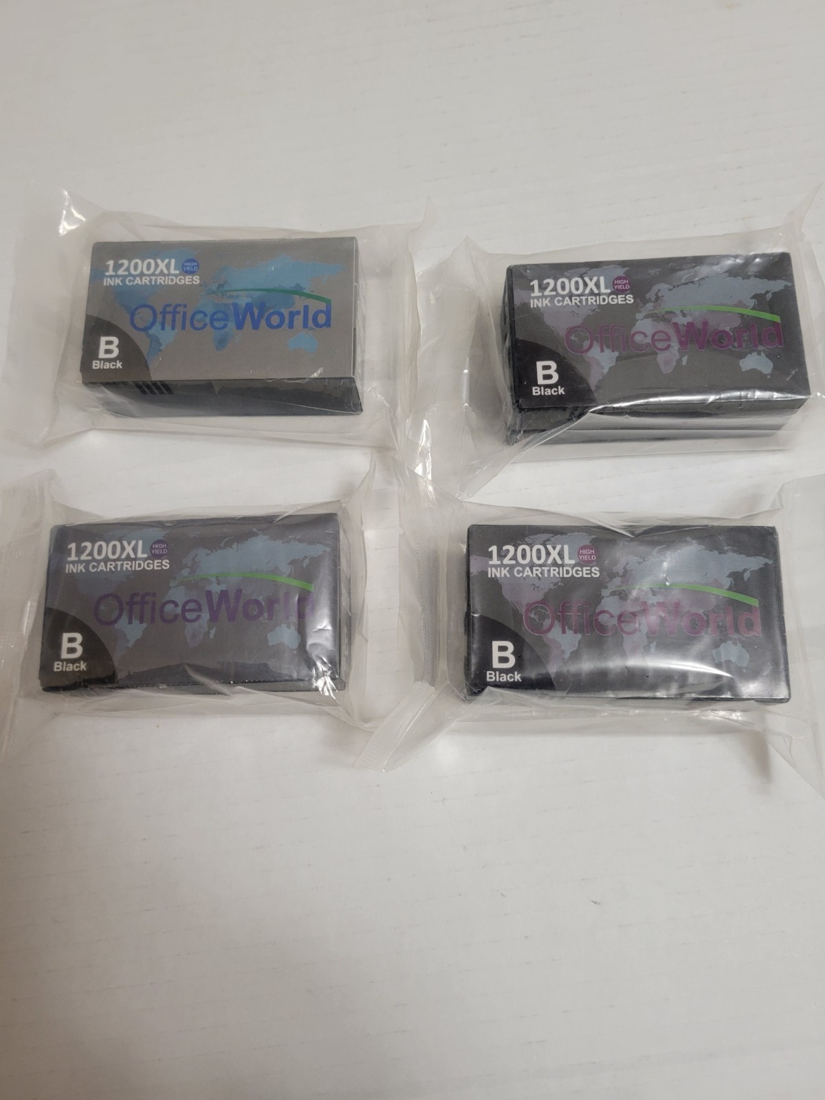 OfficeWorld 1200XL Black Compatible Ink Cartridges Pack of 4
