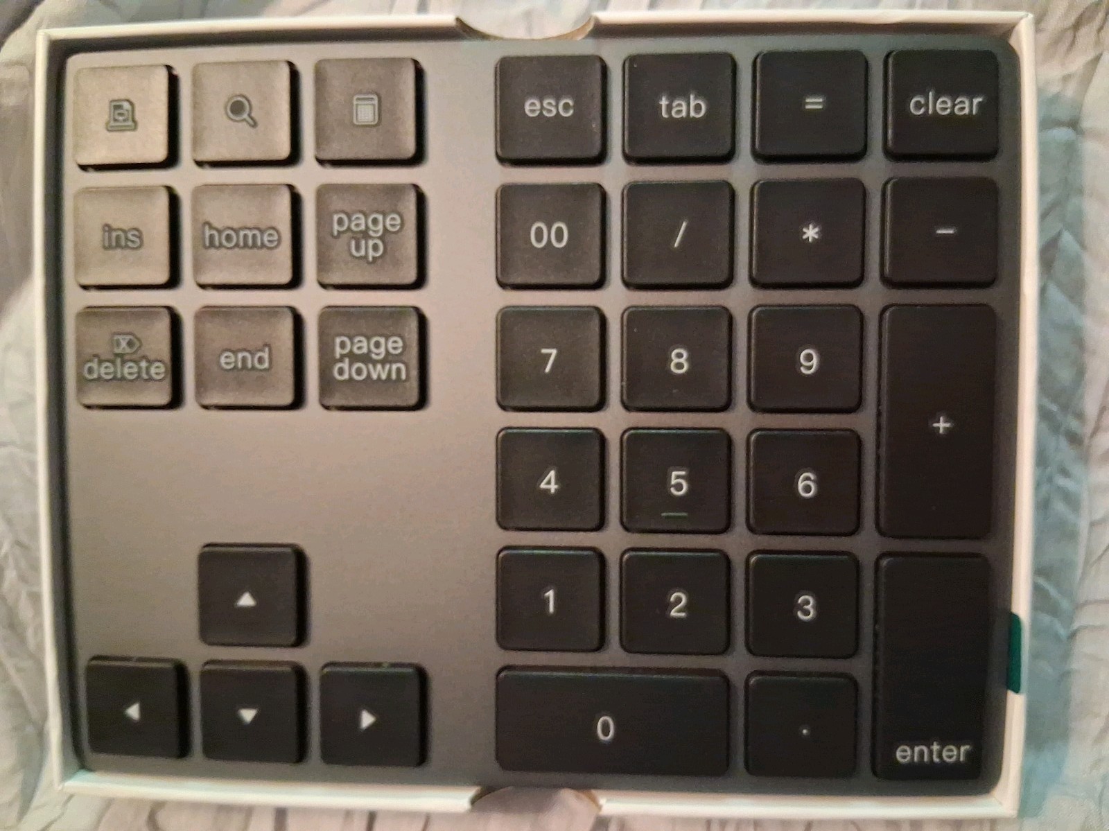 Bluetooth Number Pad Rechargeable 34keys 
