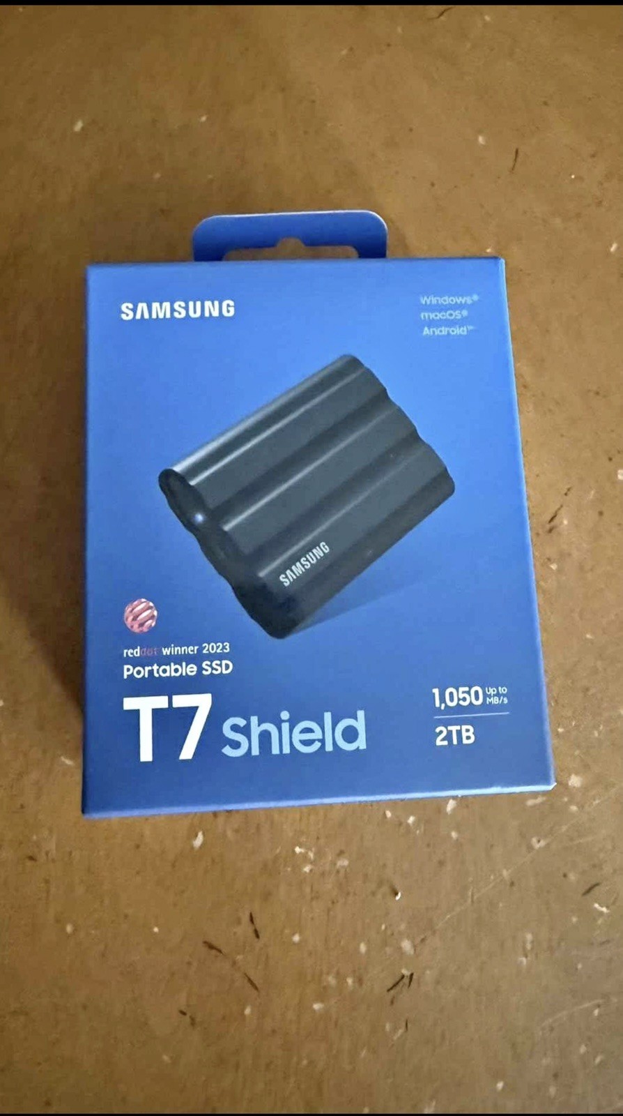 Samsung T7 Shield 2TB Portable External SSD 1050MB/s for Windows/Mac/Android